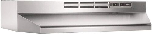 Broan-NuTone 413004 Non-Ducted Ductless Range Hood with Lights Exhaust Fan for Under Cabinet, 30-Inch, Stainless Steel  - Lot 76