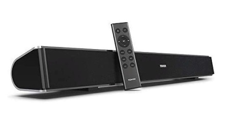 32-inch 4 Speakers Wired and Wireless Bluetooth 2-Channel Optical Soundbar - Lot 13