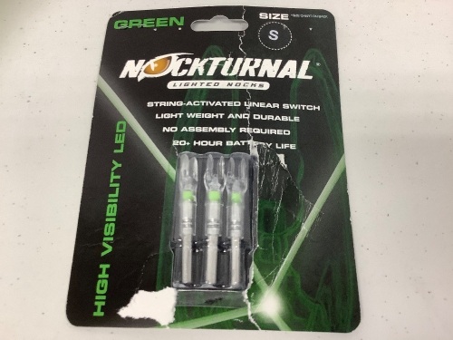 Nocturnal Lighted Nocks, Size S - Lot 118