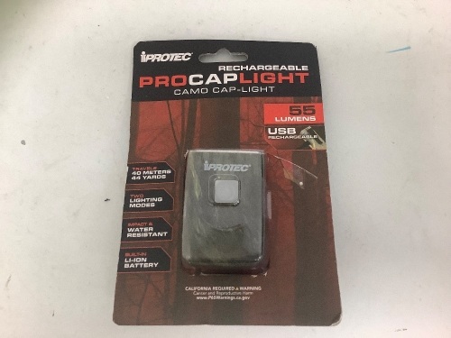 iProTec Rechargeable Pro Cap Light - Lot 120