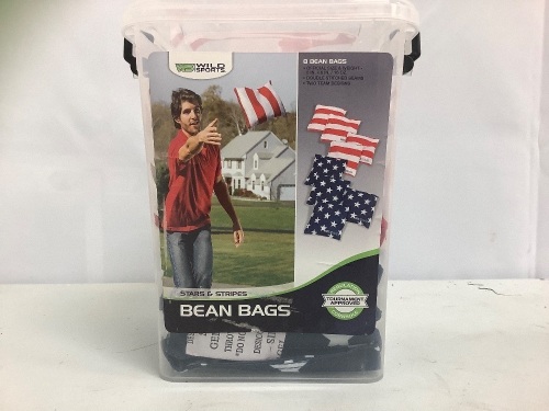 Wild Sports Stars and Stripes Bean Bags - Lot 219