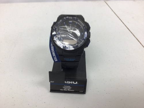 Casio Compass Thermometer LED Light Watch, CAS99, E-Commerce Return - Lot 230