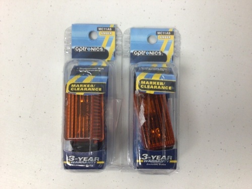 Optronics MC11AS Mini Marker/Clearance Light, Amber, E-Commerce Return - Lot 231