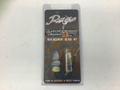 Rage Hypodermic Replacement Blade Kit, E-Commerce Return - Lot 255