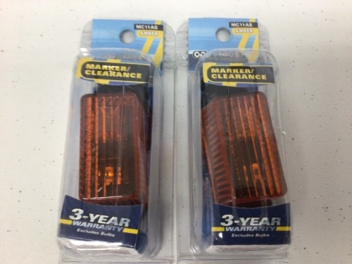 Optronics MC11AS Mini Marker/Clearance Light, Amber, E-Commerce Return - Lot 259