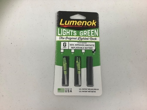 Lumenock Lights Green Lighted Nock, E-Commerce Return - Lot 261