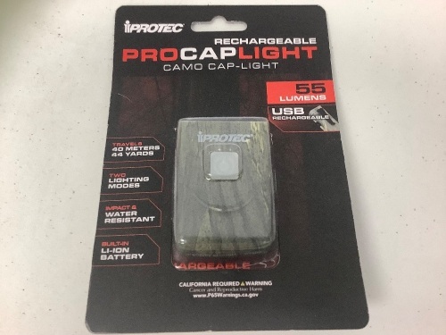 iProTec Rechargeable Pro Cap Light - Lot 290