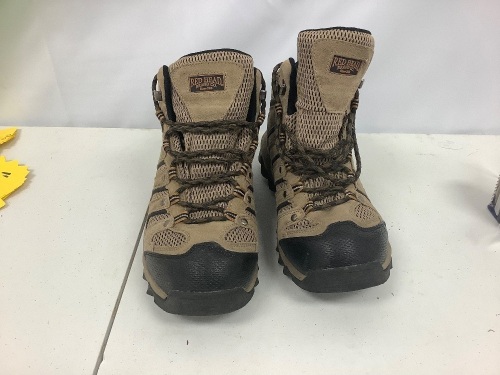 Red Head Boots, Size 10.5M - Lot 307