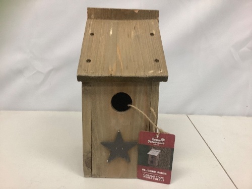 Rustic Farmhouse BlueBird House, E-Commerce Return - Lot 463