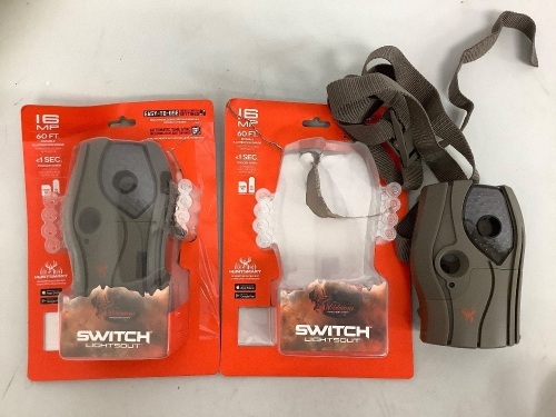 Lot of (2) Wildgame Innovations Switch Lightsout Trail Cameras, E-Commerce Return - Lot 343