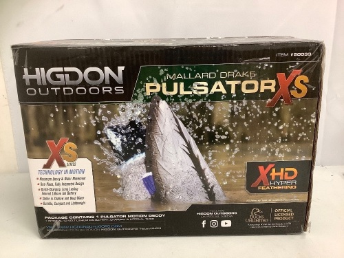 Higdon Outdoors Mallard Drake PulsatorXS Decoy, E-Commerce Return, Untested - Lot 345