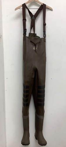 White River Fly Shop Rubber Boot Waders for Men, 7Reg, E-Commerce Return, Sold as is - Lot 559