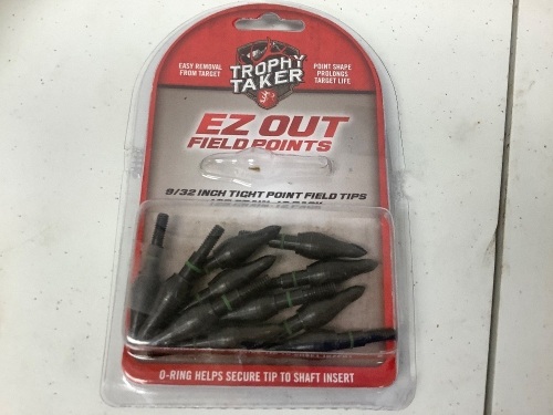 EZ Out Field Points Tips, 11 pack, E-Commerce Return, Missing One - Lot 520