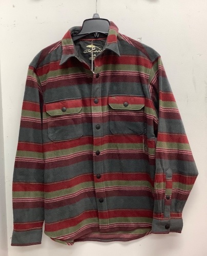 Bob Timberlake Men's Button-Down Long-Sleeve Shirt, L, New with Missing Button as shown, Sold as is - Lot 566