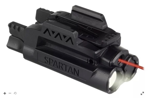 LaserMax Spartan Light & Laser Rail Mounted Laser Sight, E-Commerce Return, Sold as is - Lot 85
