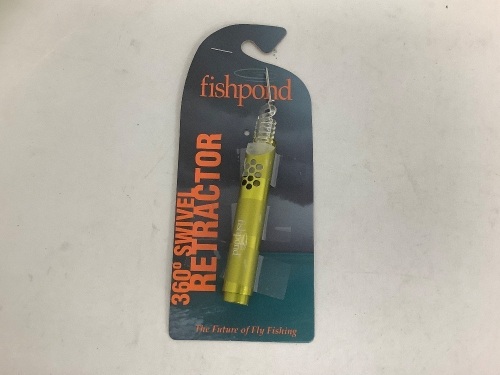 FishPond 360 Degree Swivel Retractor, E-Commerce Return, Missing Locking Pin - Lot 430