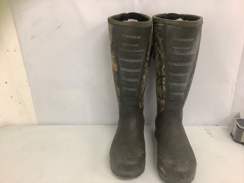 Mens Lacrosse Rubber Boots, Size 9, E-Commerce Return - Lot 455