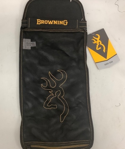 Browning Black and Gold Shell Pouch, Missing Top Piece, E-Commercer Return, Sold As Is - Lot 677