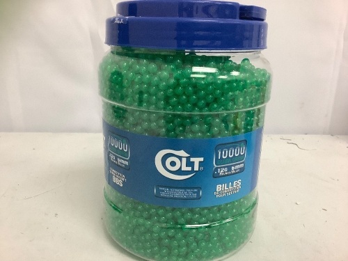 Colt Airsoft BBs, 10000, Some may be missing, E-Commerce Return, Sold as is - Lot 662