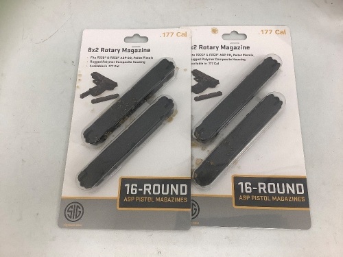 Lot of (2) 8x2 Rotary Magazines, E-Commerce Return, Sold as is - Lot 771