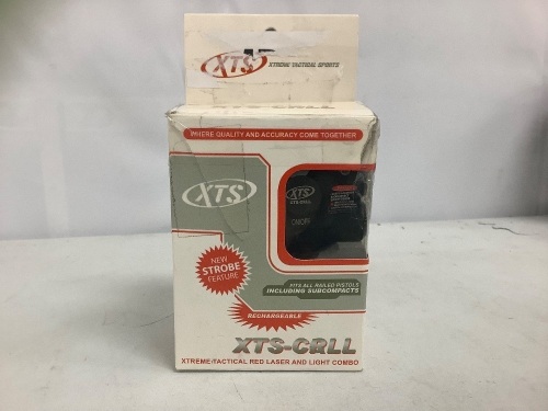 XTS-CRLL Tactical Laser Light Combo, E-Commerce Return, Untested, Sold as is - Lot 64