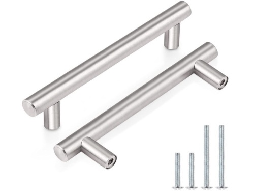 Probrico 30 Pack T Bar Cabinet Pulls  3-3/4" Hole Centers, 6" Length - Lot 191