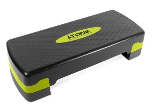 Tone Fitness Aerobic Step Platform, Black and Yellow - Lot 269