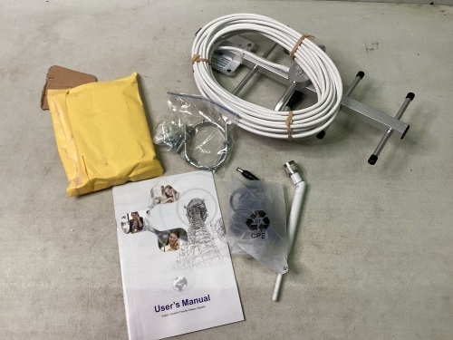 Cell Phone Signal Booster 850MHz Mobile Repeater Kit for AT&T, Verizon - Lot 314
