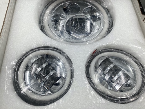 Motorcycle Headlights, Make/Model Unknown - Lot 320