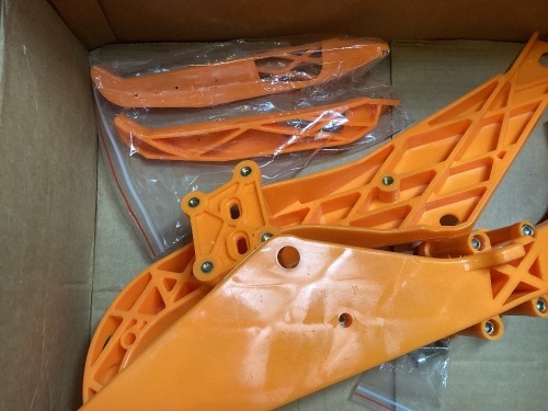 Inner Fairing Batwing Support Brackets for Harley Touring Dresser FLHT 1992-2013 - Lot 548