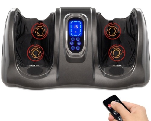 Therapeutic Foot Massager w/ High Intensity Rollers, 3 Modes, Remote Missing - Lot 586