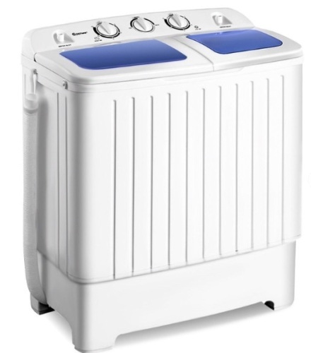 Portable Mini Compact Twin Tub Washing Machine/Spinner - Lot 486