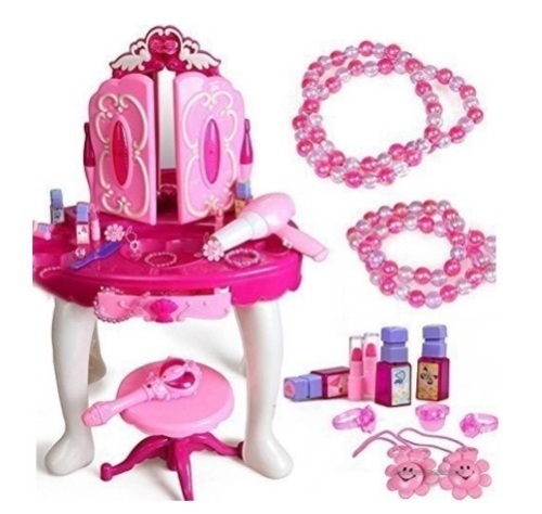 Glamour Mirror Makeup Dressing Table, Light & Music - Lot 614