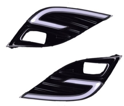 LED C-Ring Switchback Daytime Running Light Kit for Toyota Camry 2018-2020 - Lot 532