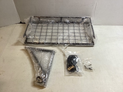 Wire Shelf w/ Hooks - Lot 214