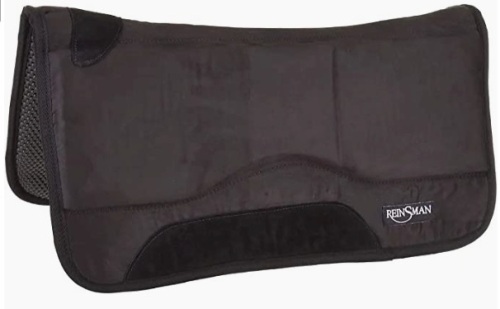 Reinsman Shock Absorbing Square Swayback Contour Saddle Pad, Tacky Too Bottom, 30" L x 3/4" T - Lot 227