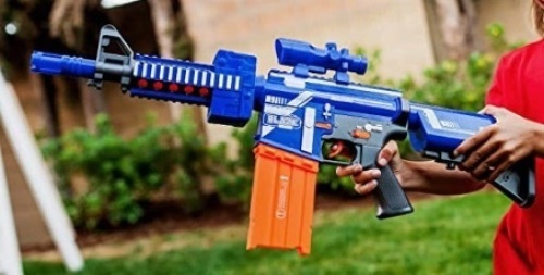 Kids Motorized Foam Dart Blaster, 20 Soft Darts - Lot 296