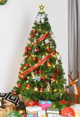 6 Ft Green Pvc Artificial Christmas Tree - Lot 644
