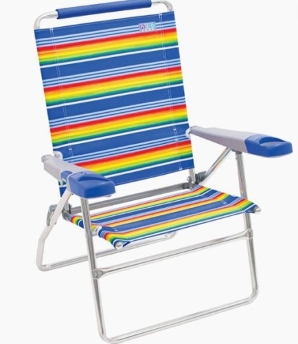 Rio Beach 15" Extended Height 4 Position Folding Beach Chair - Lot 596