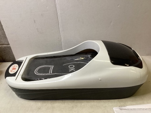 TFCFL Automatic Shoe Cover Dispenser, White, w/ 1 Roll Shoe Film - Lot 519