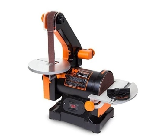 WEN 1 in. x 30 in. Belt Sander with 5 in. Sanding Disc - Lot 534