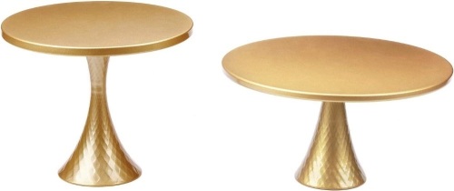 Set of 2 Round Cake Stands - Lot 110