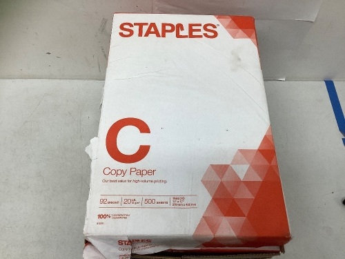 Lot of (5) Reams Staples Tabloid Copy Paper - Lot 146