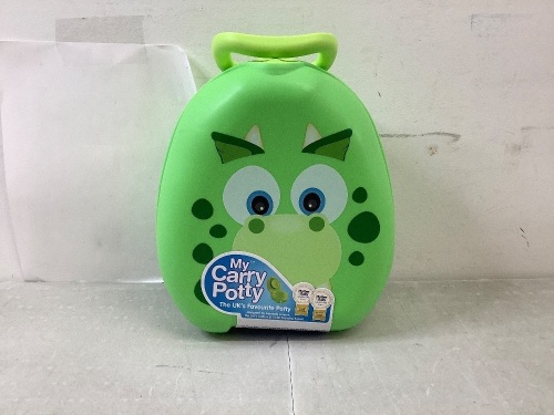 My Carry Potty, Green Dragon, Appears New - Lot 274