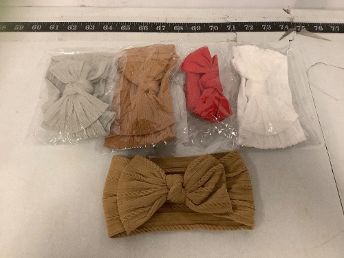 Lot of (5) Assorted Infant Headbands, Appears New - Lot 398