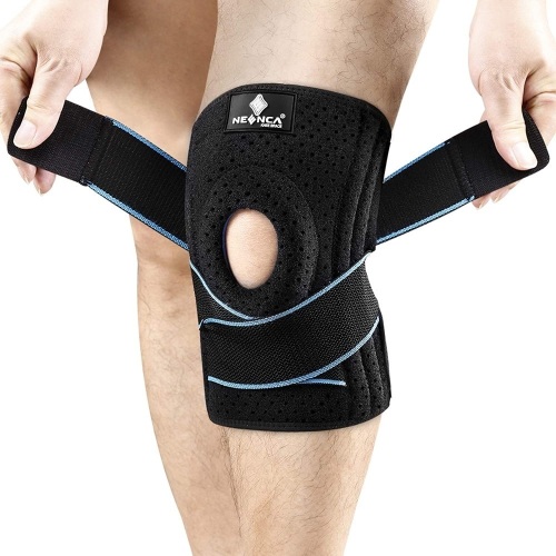 NEENCA Knee Brace with Side Stabilizers & Patella Gel Pads, XL - Lot 452