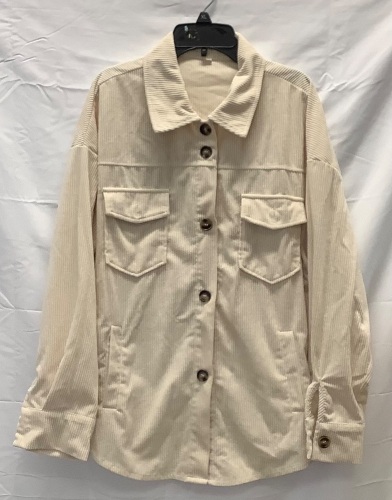 Corduroy Shacket, S - Lot 482
