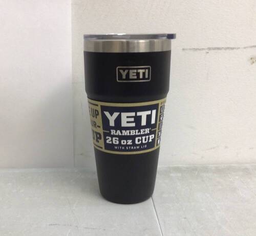 26 oz. Insulated Rambler Cup - Missing Straw - Lot 203