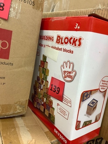 40pc Jumbo Alphabet Blocks - Lot 139