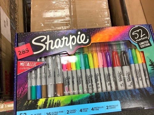 Sharpie 52 Markers Metallic Colors Limited Edition - Lot 285